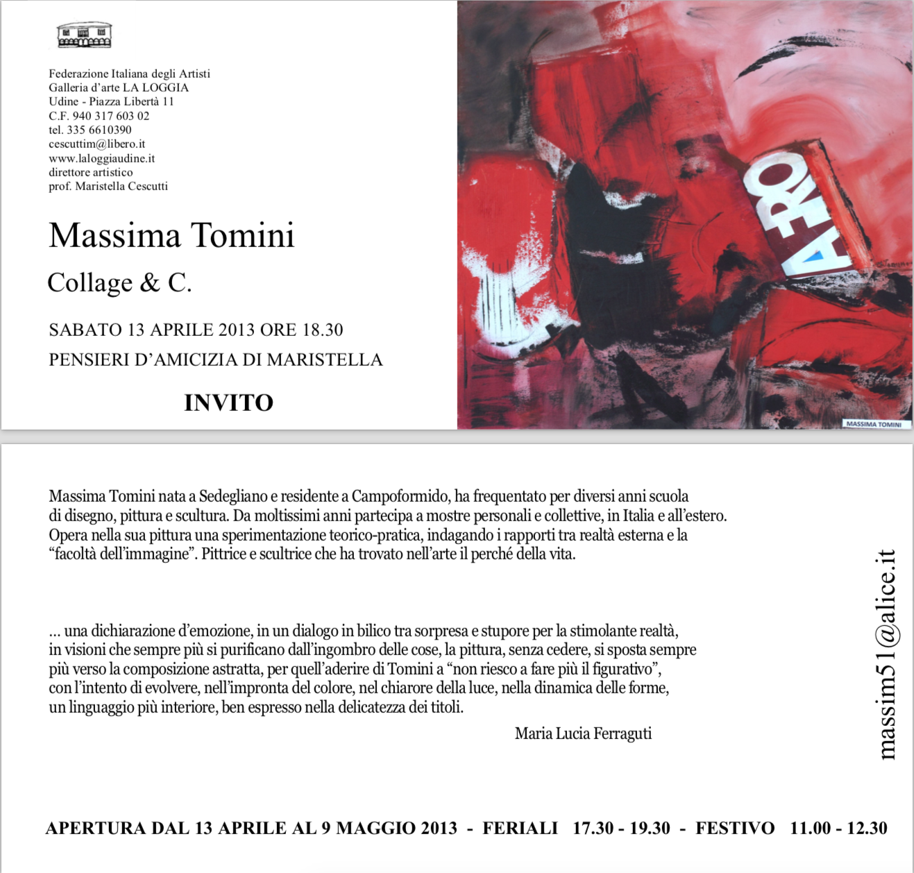 COLLAGE & Co  – Mostra Personale
